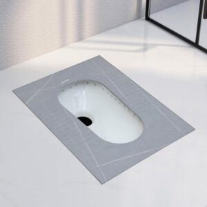 Plantex Indian Toilet/Orrisa Pan for Bathroom/Household Squatting Pan/Sintered Stone Base Ceramic Sanitaryware Toilet - (WC-03)